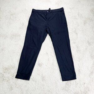 American Eagle Active Flex Pant Men 31x30 Black Taper Stretch Casual Athleisure